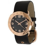 Marc Jacobs Amy Black Dial Black Leather Strap Watch for Women - MBM1225 Authentic Buy Shop Now