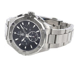 Tag Heuer Aquaracer Chronograph Black Dial Silver Steel Strap Watch for Men - CAY1110.BA0927 Authentic Buy Shop Now