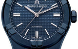 Maurice Lacroix Automatic PVD Limited Edition Blue Dial Blue Silicon Strap Watch For Men - AI6007-PVC00-430-4 Authentic Buy Shop Now