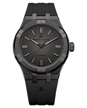 Maurice Lacroix Aikon Automatic Gunmetal Dial Black Rubber Strap Watch For Men - AI6008-PVB00-330-2 Authentic Buy Shop Now