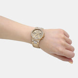 Guess Moonlight Multi Function Diamonds Gold Dial Gold Steel Strap Watch for Women - GW0320L2 Authentic Buy Shop Now
