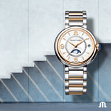 Maurice Lacroix Fiaba Moonphase Mother of Pearl Dial Two Tone Steel Strap Watch for Women - FA1084-PVP13-150-1 Authentic Buy Shop Now