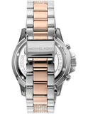 Michael Kors Everest Chronograph Silver Dial Two Tone Steel Strap Watch For Women - MK6975 Authentic Buy Shop Now