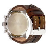 Fossil Pilot Chronograph White Dial Brown Leather Strap Watch for Men - FS5146 Authentic Buy Shop Now