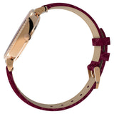 Swarovski Passage Moon Phase Red Dial Red Leather Strap Watch for Women - 5613323 Authentic Buy Shop Now