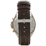 Hugo Boss Driver Chronograph Silver Dial Brown Leather Strap Watch For Men - 1512881 Authentic Buy Shop Now