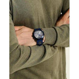 Guess Velocity Blue Dial Blue Rubber Strap Watch for Men - W0599G2 Authentic Buy Shop Now