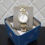 Fossil Virginia White Dial Gold Steel Strap Watch for Women - ES3283 Authentic Buy Shop Now