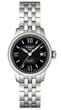 Tissot Le Locle Automatic Small Lady Black Dial Silver Steel Strap Watch For Women - T41.1.183.53 Authentic Buy Shop Now