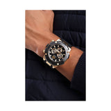 Guess Navigator Chronograph Black Dial Black Rubber Strap Watch for Men - GW0264G3 Authentic Buy Shop Now