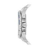 Michael Kors Everest Chronograph Blue Dial Silver Steel Strap Watch For Women - MK7237 Authentic Buy Shop Now