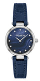 Coach Park Navy Blue Dial Navy Blue Leather Strap Watch for Women - 14503535 Authentic Buy Shop Now