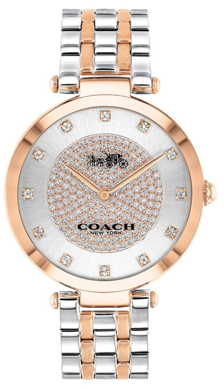 Coach Park Silver Dial Two Tone Steel Strap Watch for Women - 14503644 Authentic Buy Shop Now