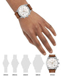 Hugo Boss Champion White Dial Brown Leather Strap Watch for Men - 1513879 Authentic Buy Shop Now