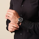 Maserati Epoca Chronograph Blue Dial Brown Leather Strap Watch For Men - R8871618014 Authentic Buy Shop Now