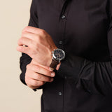 Maserati Epoca Chronograph Blue Dial Brown Leather Strap Watch For Men - R8871618014 Authentic Buy Shop Now