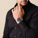 Maserati Epoca Chronograph Blue Dial Silver Steel Strap Watch For Men - R8873618024 Authentic Buy Shop Now