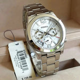 Fossil Boyfriend Multifunction Silver Dial Silver Steel Strap Watch for Women - ES3883 Authentic Buy Shop Now