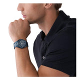 Michael Kors Lennox Chronograph Blue Dial Blue Steel Strap Watch For Women - MK9147 Authentic Buy Shop Now