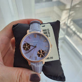 Fossil Jacqueline Purple Dial Purple Leather Strap Watch for Women - ES4814 Authentic Buy Shop Now