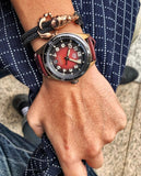 Tag Heuer Autavia Maroon Dial Watch for Men - WBE5193.FC8300 Authentic Buy Shop Now