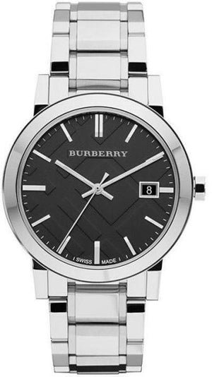 Burberry The City Black Dial Silver Steel Strap Watch for Women - BU9201 Authentic Buy Shop Now
