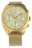 Tommy Hilfiger Mia Gold Dial Gold Mesh Bracelet Watch for Women - 1781488 Authentic Buy Shop Now