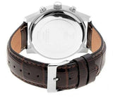 Guess Exec Chronograph Quartz Gold Dial Brown Leather Strap Watch for Men - W0076G3 Authentic Buy Shop Now