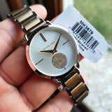 Michael Kors Silver Dial Two Tone Steel Strap Watch for Women - MK3679 Authentic Buy Shop Now