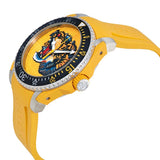 Gucci Dive Tiger Yellow Dial Yellow Rubber Strap Watch For Men - YA136317 Authentic Buy Shop Now