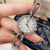 Bulova Crystal Collection Mother of Pearl Dial Silver Steel Strap Watch for Women - 96L223 Authentic Buy Shop Now