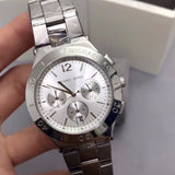 Michael Kors Wyatt White Dial Silver Steel Strap Watch For Women - MK5932 Authentic Buy Shop Now