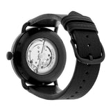 Emporio Armani Aviator Chronograph Black Dial Black Leather Strap Watch For Men - AR60028 Authentic Buy Shop Now