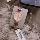 Fossil Jacqueline Rose Gold Dial Rose Gold Steel Strap Watch for Women - ES3632 Authentic Buy Shop Now