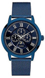 Guess Delancey Analog Blue Dial Blue Mesh Bracelet Watch for Men - W0871G3 Authentic Buy Shop Now