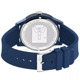 Lacoste 12.12 Blue Dial Blue Silicon Strap Watch for Men - 2010987 Authentic Buy Shop Now