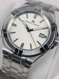 Maurice Lacroix Aikon Date White Dial Silver Steel Strap Watch for Men - AI1008-SS002-131-1 Authentic Buy Shop Now