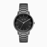 Armani Exchange Cayde Analog Black Dial Black Steel Strap Watch For Men - AX2701 Authentic Buy Shop Now
