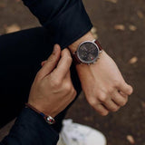 Tommy Hilfiger Daniel Grey Dial Brown Leather Strap Watch for Men - 1710416 Authentic Buy Shop Now