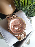 Michael Kors Dylan Rose Gold Rose Gold Steel Strap Watch for Women - MK5586 Authentic Buy Shop Now