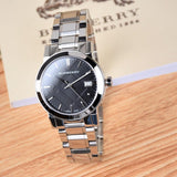 Burberry The City Black Dial Silver Steel Strap Watch for Women - BU9101 Authentic Buy Shop Now