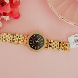 Michael Kors Mini Darci Quartz Black Dial Gold Steel Strap Watch For Women - MK3738 Authentic Buy Shop Now