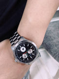 Gucci G-Timeless Chronograph Black Dial Silver Steel Strap Watch For Men - YA126267 Authentic Buy Shop Now