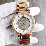 Michael Kors Catlin Mother of Pearl Dial Gold Steel Strap Watch for Women - MK3332 Authentic Buy Shop Now
