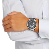 Tommy Hilfiger Decker Quartz Black Dial Black Steel Strap Watch for Men - 1791347 Authentic Buy Shop Now