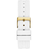 Guess Venus Diamonds White Dial White Rubber Strap Watch for Women - GW0118L5 Authentic Buy Shop Now