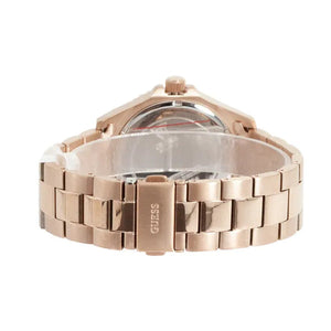 Guess BFF Multifunction Black Dial Rose Gold Steel Strap Watch for Women - W0231L7 Authentic Buy Shop Now