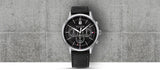 Tommy Hilfiger Kyle Quartz Black Dial Black Leather Strap Watch for Men - 1791630 Authentic Buy Shop Now