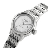 Tissot T Classic Carson Automatic White Dial Silver Steel Strap Watch For Women - T085.207.11.011.00 Authentic Buy Shop Now