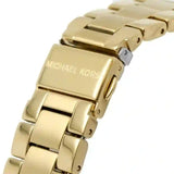 Michael Kors Ritz Chronograph Gold Dial Gold Steel Strap Watch For Women - MK7310 Authentic Buy Shop Now